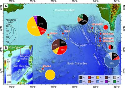 Distribution and controlling factors of microplastics in surface sediments of typical deep-sea geomorphological units in the northern South China Sea